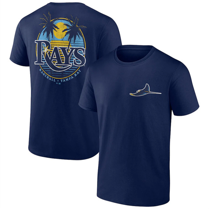 Men's Tampa Bay Rays Navy Iconic Bring It T-Shirt Men's Tampa Bay Rays Navy Iconic Bring It T-Shirt